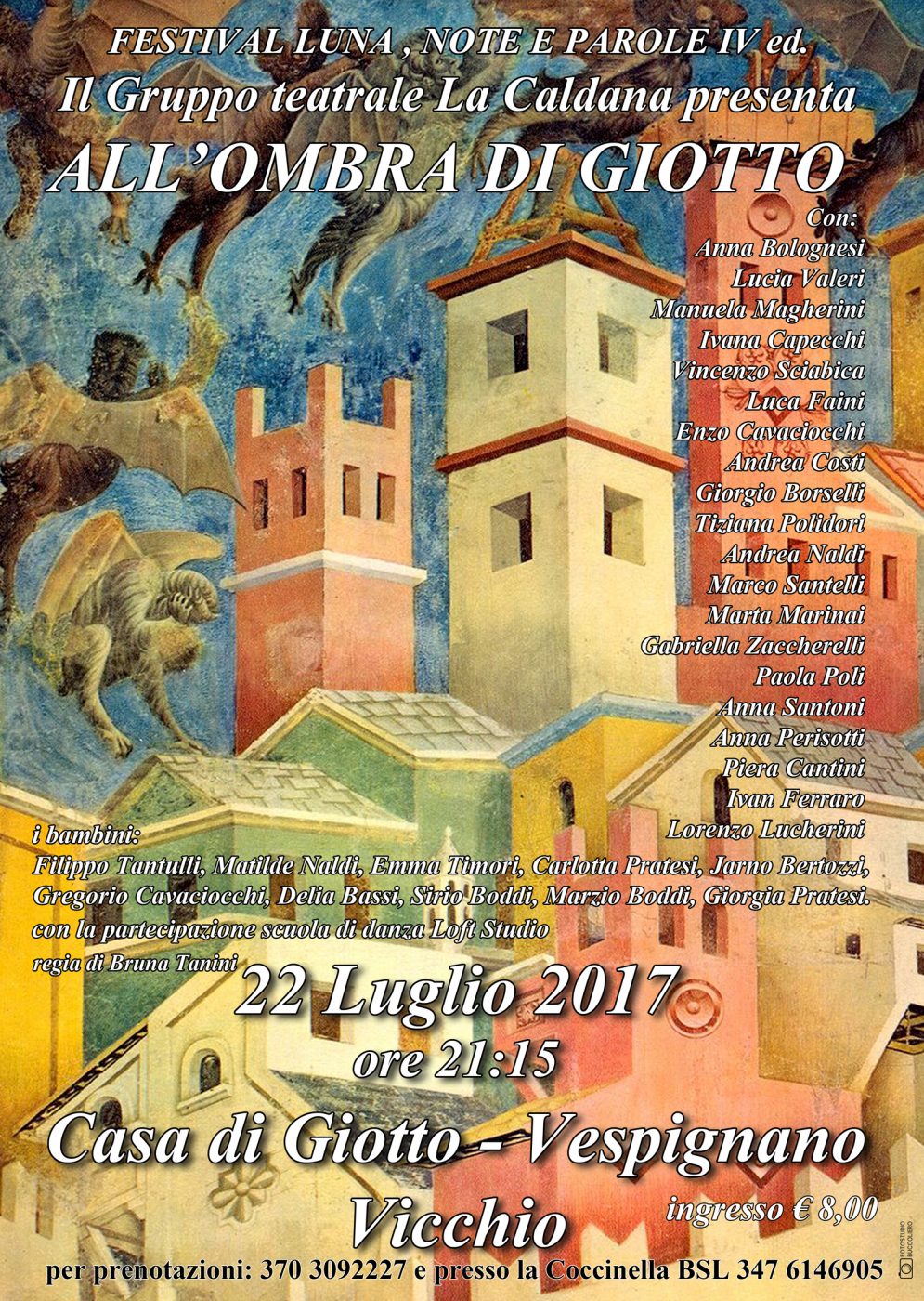 All’ombra di Giotto. Spettacolo della compagnia la Caldana a Vespignano