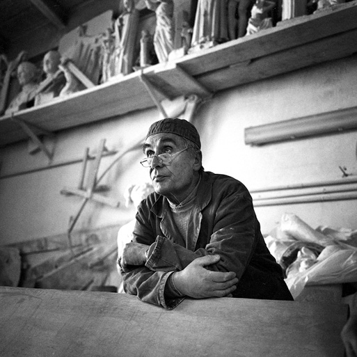 La Direttrice del Vangi Museum di Mishima (Giappone) in visita a Barberino per Giuliano Vangi.