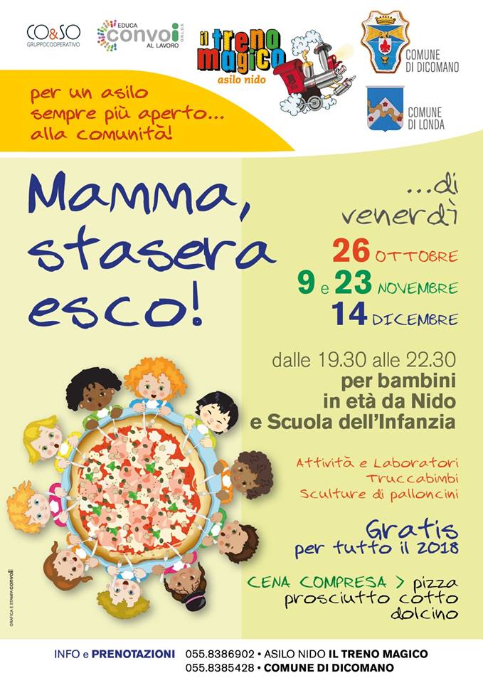 Mamma, stasera esco!, asilo nido 'by night' e genitori in libera uscita