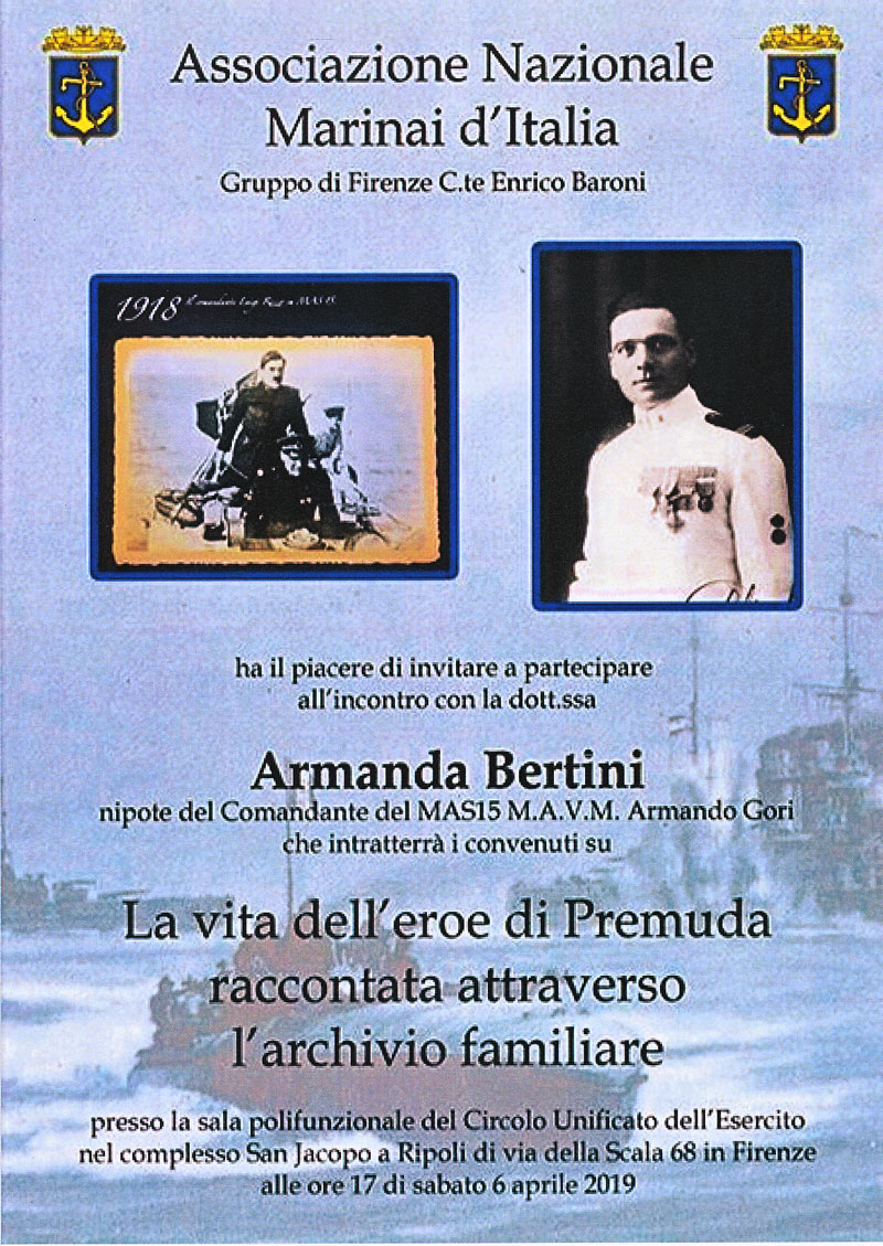 L’associazione Marinai D’italia ricorda Armando Gori