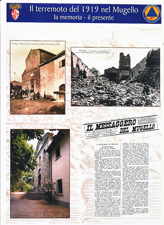 A 100 anni dal terremoto a San Cassiano in Padule