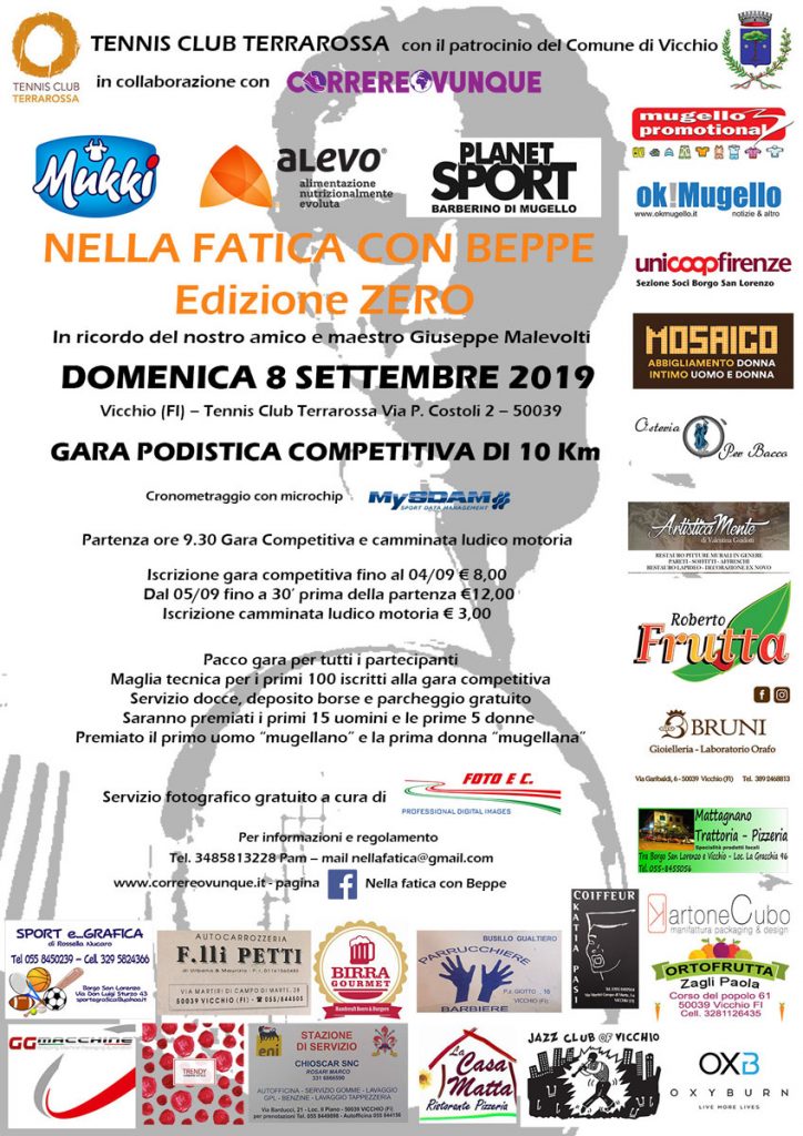 Nella fatica con Beppe. Il percorso e le novità dell'edizione Zero della gara podistica