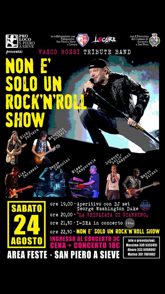Vasco Rossi Tribute: Successo per Non è solo Rock 'N Roll Show. La diretta live e le video interviste