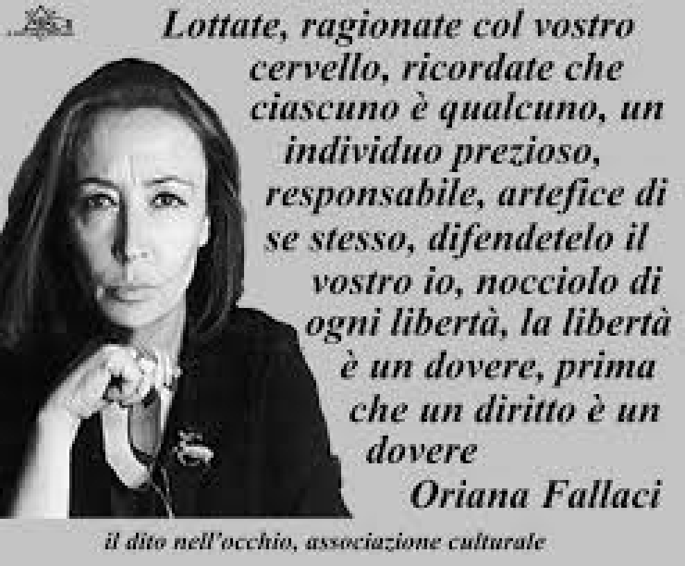 Una giornata per non dimenticare Oriana Fallaci