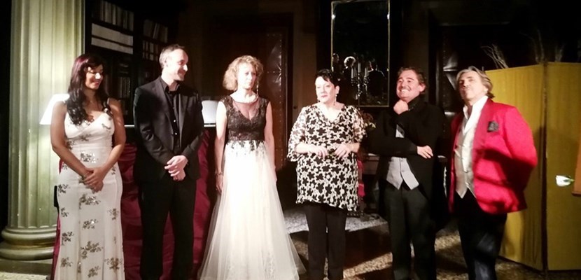 Gli artisti a Striano per Puccini