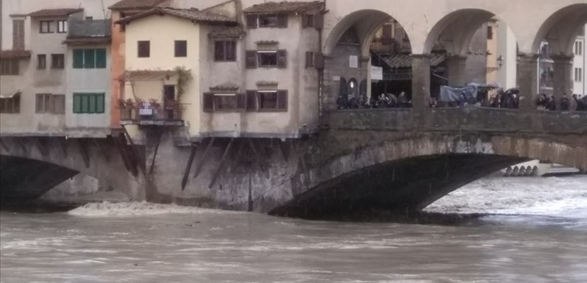 L'Arno sotto il Ponte Vecchio