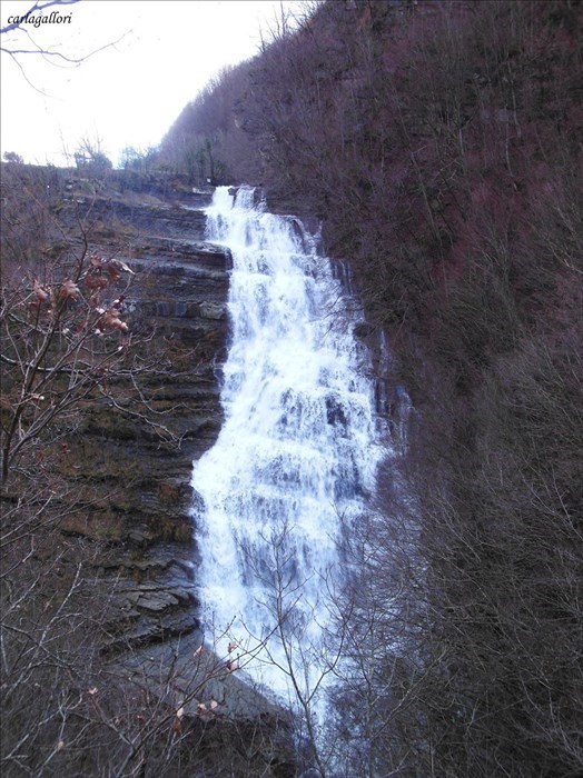 La cascata dell’Acqua Cheta