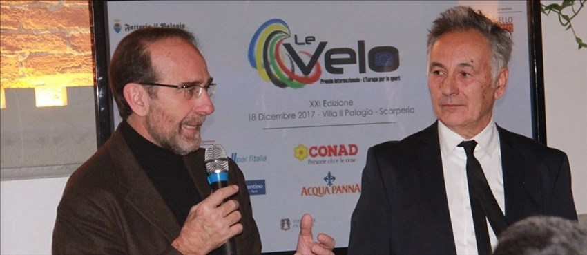 Riccardo Nencini e Leonardo Manzani. Fondatori nel 1997 del Premio Internazionale Le Velò.