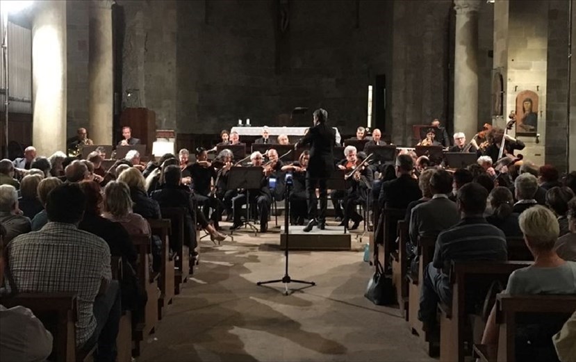 La Pieve di San Lorenzo a Borgo San  Lorenzo che sarà degno teatro di questo variegato concerto in favore dei terremotati.