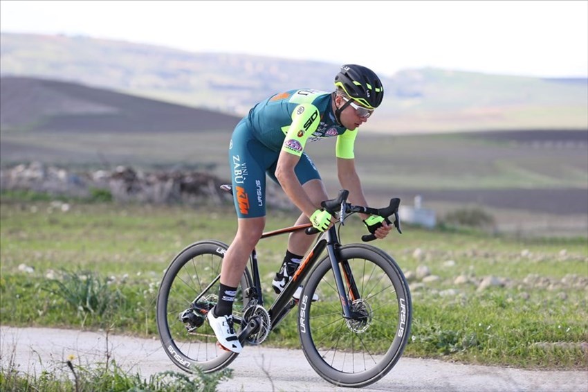 Il giovane ciclista rufinese Alessandro Iacchi