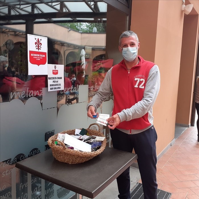 la consegna delle chiavi