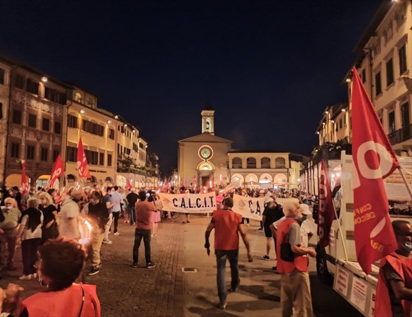 Manifestazione "Giù le mani dal Serristori" - 26 giugno 2020