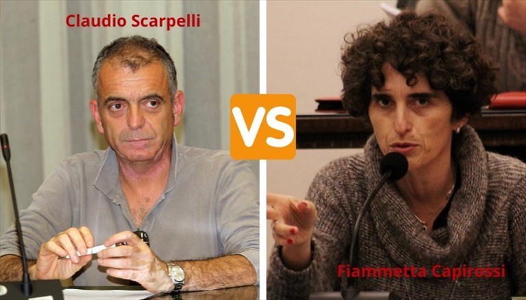 Claudio Scarpelli e Fiammetta Capirossi