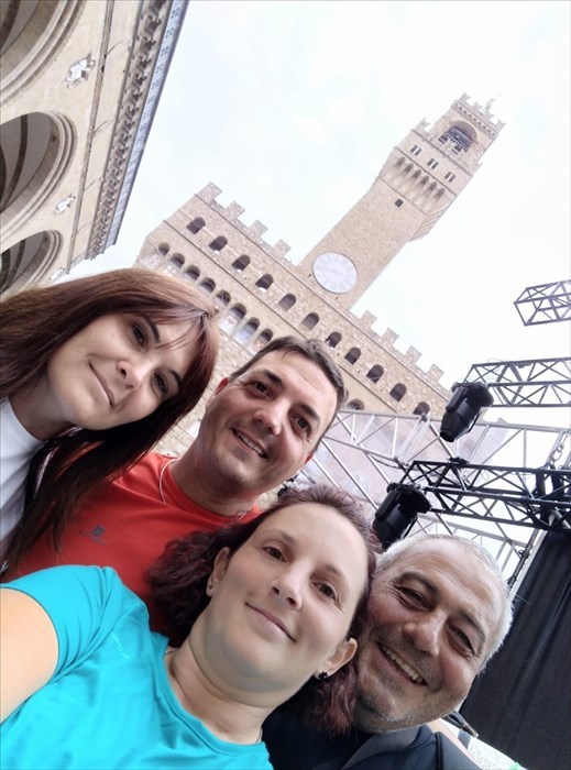 Tutto il gruppo a Firenze