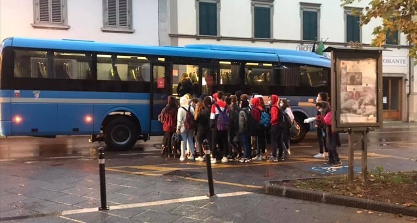 Studenti in bus
