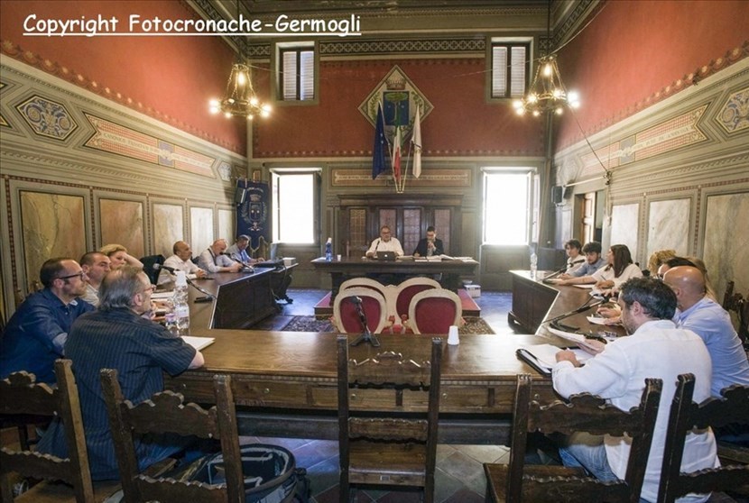 Il Consiglio Comunale di Vicchio in occasione della prima seduta, il 13 giugno 2019