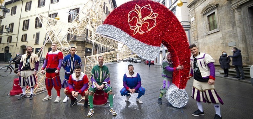 I calcianti protagonisti del calendario