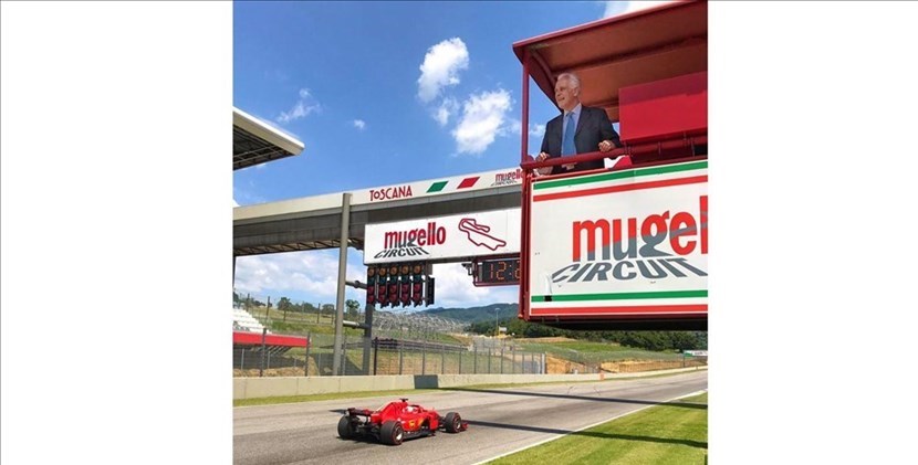 Anche Giani in autodromo con Vettel: "Giornata storica per la Toscana"