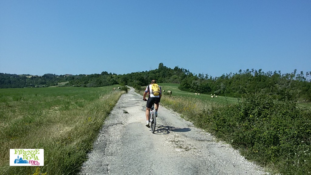 Firenze Roma in Mountain Bike. 5°-6°-7° tappa attraverso l'Umbria