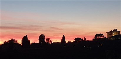 Tramonto d'inizio anno sul Forte Belvedere