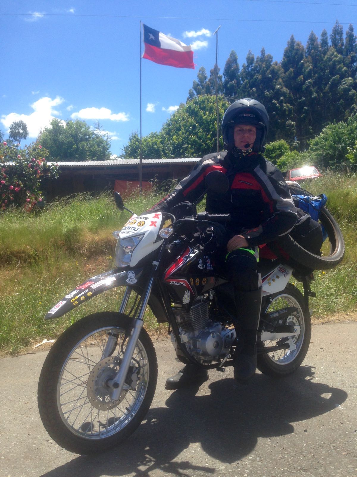 Percorsi i primi 1000 KM di asfalto cileno. In Moto fino alla fine del mondo