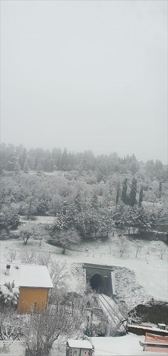 La neve e la galleria
