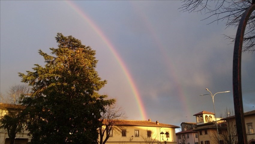 L'arcobaleno a Vicchio
