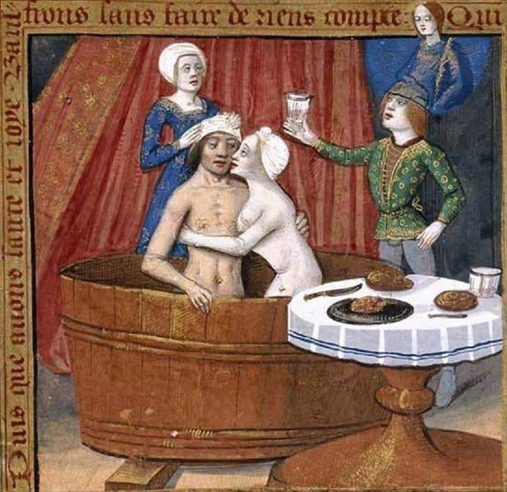 Una scena di sesso medievale