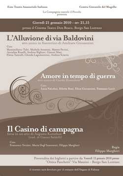 Tre commedie per l'organo di Faltona