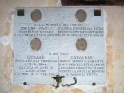 Eccidio tedesco a Monte Morello. Vaglia parte civile