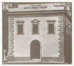 I lavori al Teatro Corsini di Barberino di Mugello ( 1930)