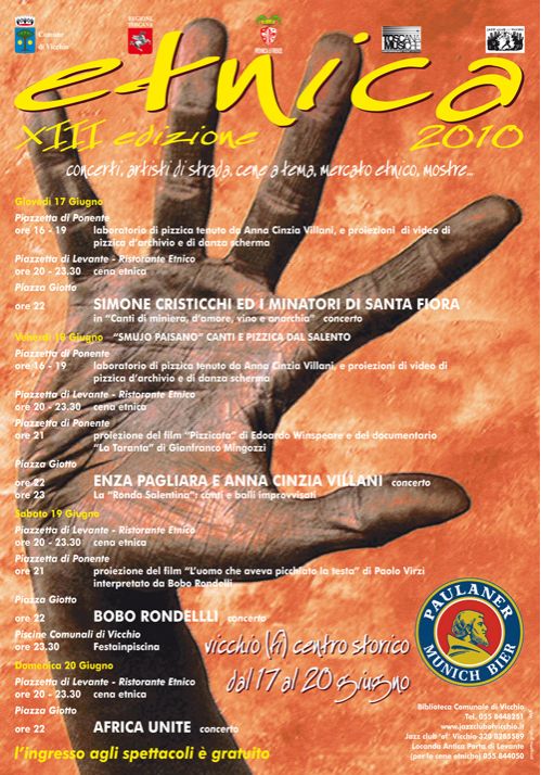 Vicchio. Cristicchi a Etnica 2010