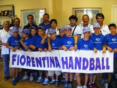 Pallamano - Fiorentina Handball, una visita gradita: l'Assessore allo Sport Marucelli a Teramo dagli Under 12 maschili