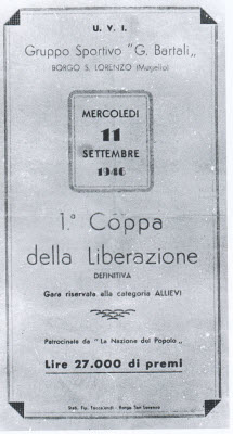 Ciclismo: A Borgo la 65° Coppa della Liberazione
