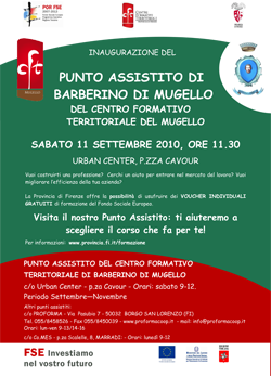 Inaugurazione del Centro Formativo Territoriale del Mugello