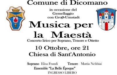 Concerto lirico nella chiesa di Sant'Antonio a Dicomano