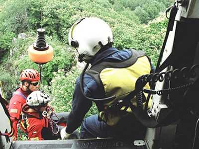 Cacciatore ferito a Palazzuolo. Salvato in elicottero