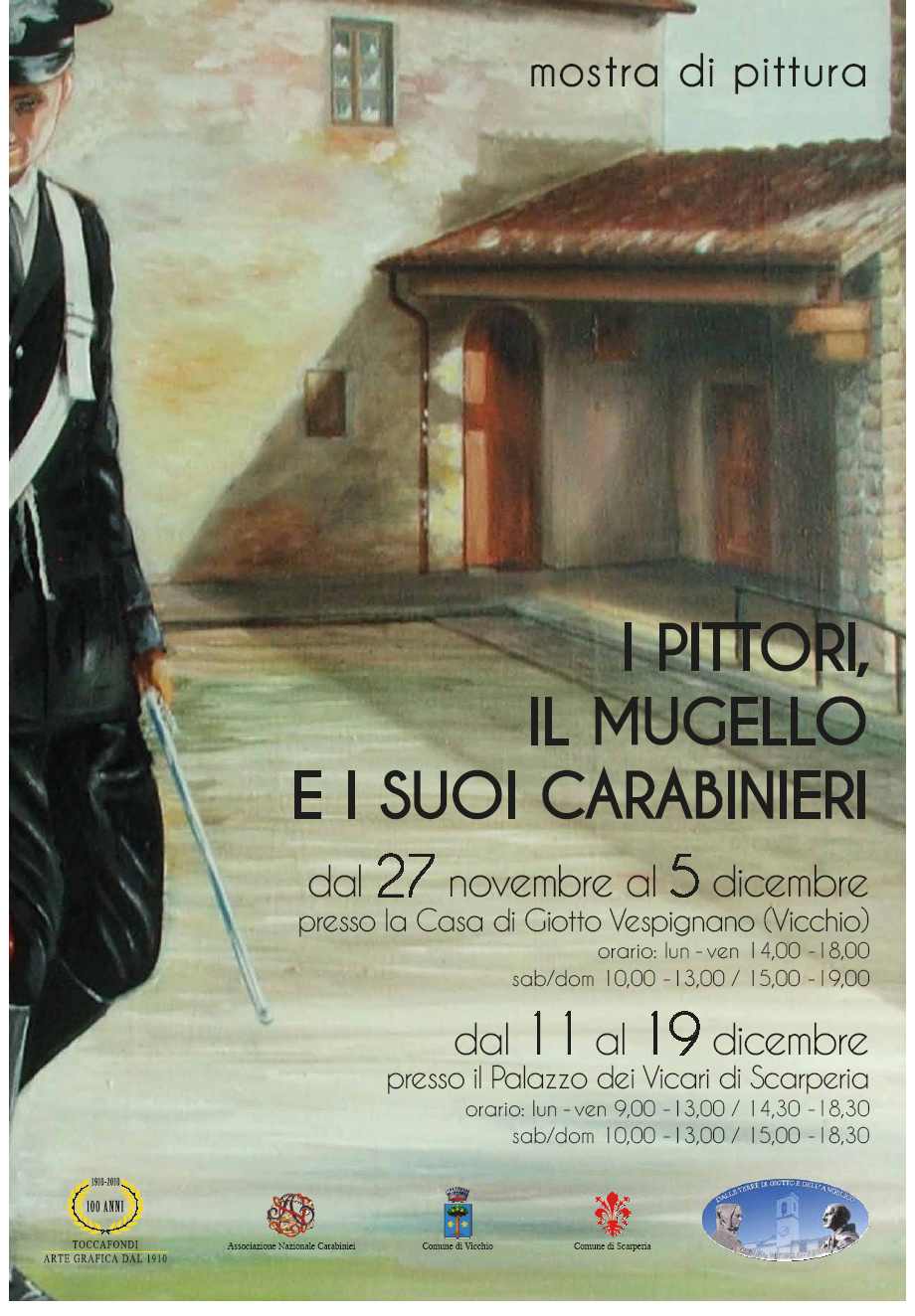 Carabinieri in mostra alla Casa di Giotto