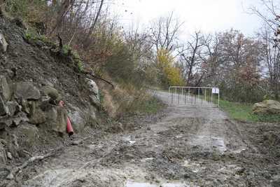 Frana a Villore. Strada ancora chiusa nonostante l'intervento del Soccorso Alpino