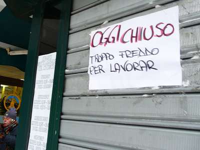 Troppo freddo anche per nevicare. La situazione delle strade