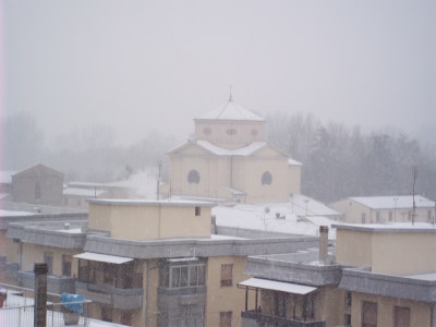 La tanto annunciata neve sta ricoprendo il nostro Mugello