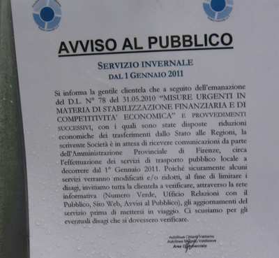 Tagli agli autobus. Non si ferma la polemica