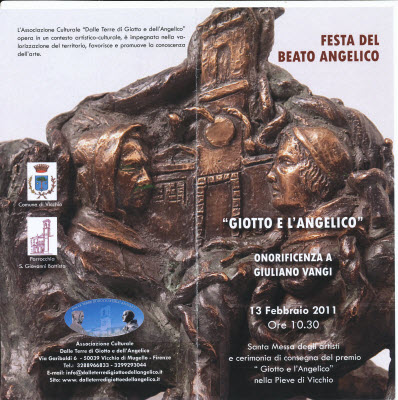 Il premio Beato Angelico allo scultore Giuliano Vangi