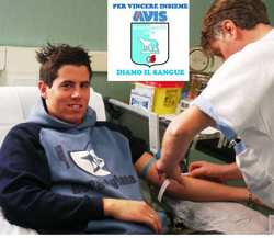 La Borghigiana in campo con Avis. I giocatori donano di nuovo sangue