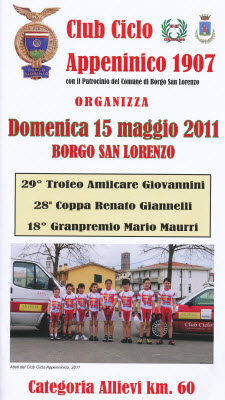 Parte a Borgo il 29° Trofeo Ciclistico Amilcare Giovannini