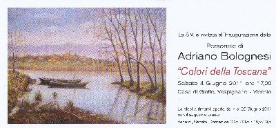 La personale di Bolognesi alla Casa di Giotto