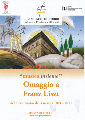 Omaggio al compositore Franz Liszt a Scarperia e a Castagno D'Andrea