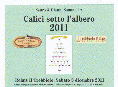 Calici sotto l'albero al Trebbiolo