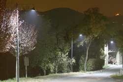 Il Mugello e il risparmio energetico. Vaglia illumina le strade con lampioni a Led