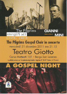 Mercoledì 21 grande concerto Gospel al teatro Giotto